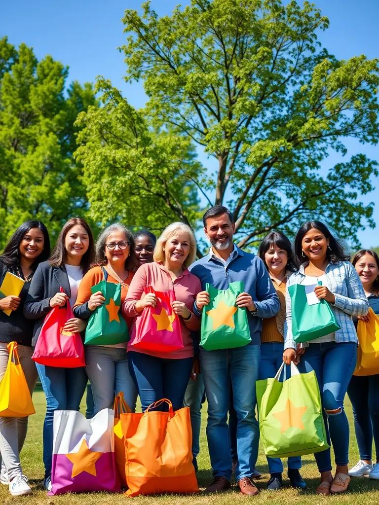 A photo of AR05 members participating in a community outreach program, such as volunteering at a local charity event or engaging with youth football programs.